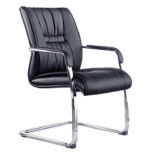 Modern Furniture Armrest Plate Metal Staff Swivel Leisure Chair