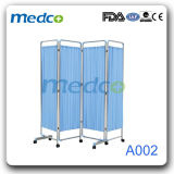 Stainless Steel Foldable Curtain, Hospital Bed Folding Ward Screen