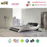 2017 Cheap Modern King Size Leather Bedroom Bed for Bedroom Furniture (HC301)