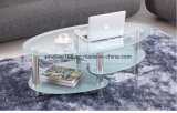 White Bent Double Glass Coffee Table Maufacturer Sales
