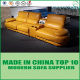 Modern Living Room Functional Leather Leisure Sofa with Storage