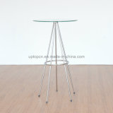 Simple Style Commercial Glass Top Table for Bar Used (SP-BT650)