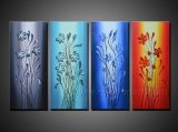 Handpainted Abstract Oil Painting on Canvas for Decor