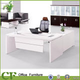 CF Aluminum Frame White Wooden Office Furniture President Desk