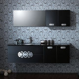 Oppein Black BMW High Glossy Lacquer Fashion Bathroom Cabinets (OP-P1182-170)