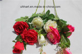 Factory Direct Sale Cheap High Quality Artificial Rose Flower Fake Rosa Flower for Decoration