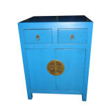Chinese Antique Blue Wooden Cabinet Lwb400