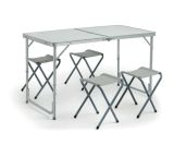 Aluminum Folding Camping Table with 4 Stools (MW12005D)