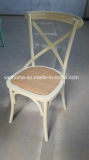 Hot Sale and High Grade Solid Oak Wood Rattan Seat X Cross Back Dining Chair