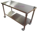 Kitchen Stainless Steel Working Table with Wheel