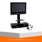 Electric TV Stand with Lifting and Rotating