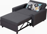Lift-Draw and Lay Style Purity Fabric Single Sofa Bed