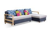 Modern Corner Fabric Sofa Bed