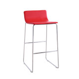 Modern Red High Soft Bar Chair with Metal Leg (SP-HBC246)