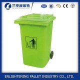 240L Industry Office Durable Plastic Garbage Can with Wheel