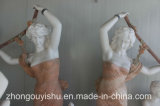 Hot Sale Marble Statue of Beautiful Lady White and Red Sculpture