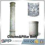 White Natural Stone Carving Granite Column/Pillar Body