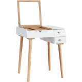 a Nordic Style of Solid Wood Dressing Table