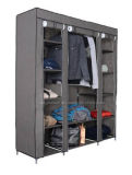 Modern Simple Wardrobe Household Fabric Folding Cloth Ward Storage Assembly King Size Reinforcement Combination Simple Wardrobe (FW-51B)