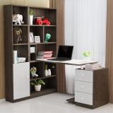 Modern Customizable Office Desk Computer Desk with Bookcase