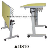 Hot Sale Folding Table Classroom Desk with Wheels
