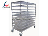 Wire Shelf/Wire Shelves, Metal Shelving Combination, Many Size, Chrome-Plated or Stainless Steel, 10 Tier Vented Shelf
