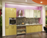 New Popular Acrylic Faced Kitchen Furniture (zv-027)