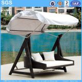Garden Hotel Furniture Outdoor Rattan Swing Bed Swing Chair