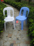 Outdoor Armless Plastic Stacking Chair in Different Colors