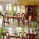 Wood Dining Furniture with Dining Table and Dining Sofa Chair