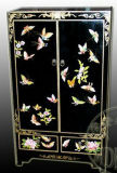 Antique Furniture Chinese Butterflies Painting Cabinet Lwb710-2