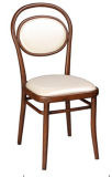 Voal Backrest Aluminum Antique Banquet Dining Chair (DC-15545)