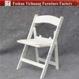 Yc-F30 Wholesale White Plastic Resin Wimbledon Child Folding Chairs for Wedding
