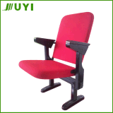 Jy-308 New Desigin Chair with Write Pad China Auditorium Wooden