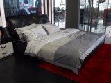 Bedroom Furniture Modern Genuine Leather Bed (SBT-5828)