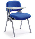 Blue Durable Sustainable Unfolded Study Training Chair with Tablet