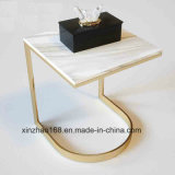 Marble Top Coffee Table Stainless Steel Table
