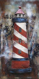 3D Metal Wall Art Oil Painting for Lighthouse