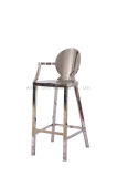 Modern Stainless Steel Dining Chair Bar Chair