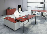 High End Wooden Bureau Furniture Office Boss Table (HF-YZ04)