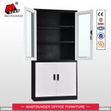 Black and White Color Powder Coating Good Quality Metal Office Use Filing Cabinet