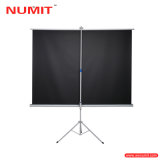 Tripod Projector Screen with Portable Standing Leg High Gain Matte White Fabric