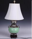 Chinese Antique Porcelan Desk Lamp