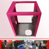 Sheet Metal Fabrication Cabinet for Displayed Shelf by Customized Laser Cutting and Welding & Benching