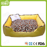 Soft Comfortable Printed Leopard Pet Bed