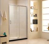 Aluminum Frame Tempered Glass Bathroom Shower Door (P13)