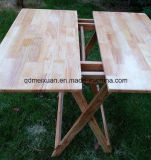 Oak Folding Table Solid Wood Desk Wooden Stalls Undertakes to Table Outdoor Portable Booth in The Table (M-X3303)