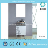 Modern Art Floor Mounted China PVC Bathroom Vanity, Cabinet (BLS-16098)