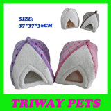 Soft Comfortable Coral Velvet Cat Bed (WY1610116-2)
