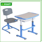 Height Adjustable School Desk Single Classroom Furniture